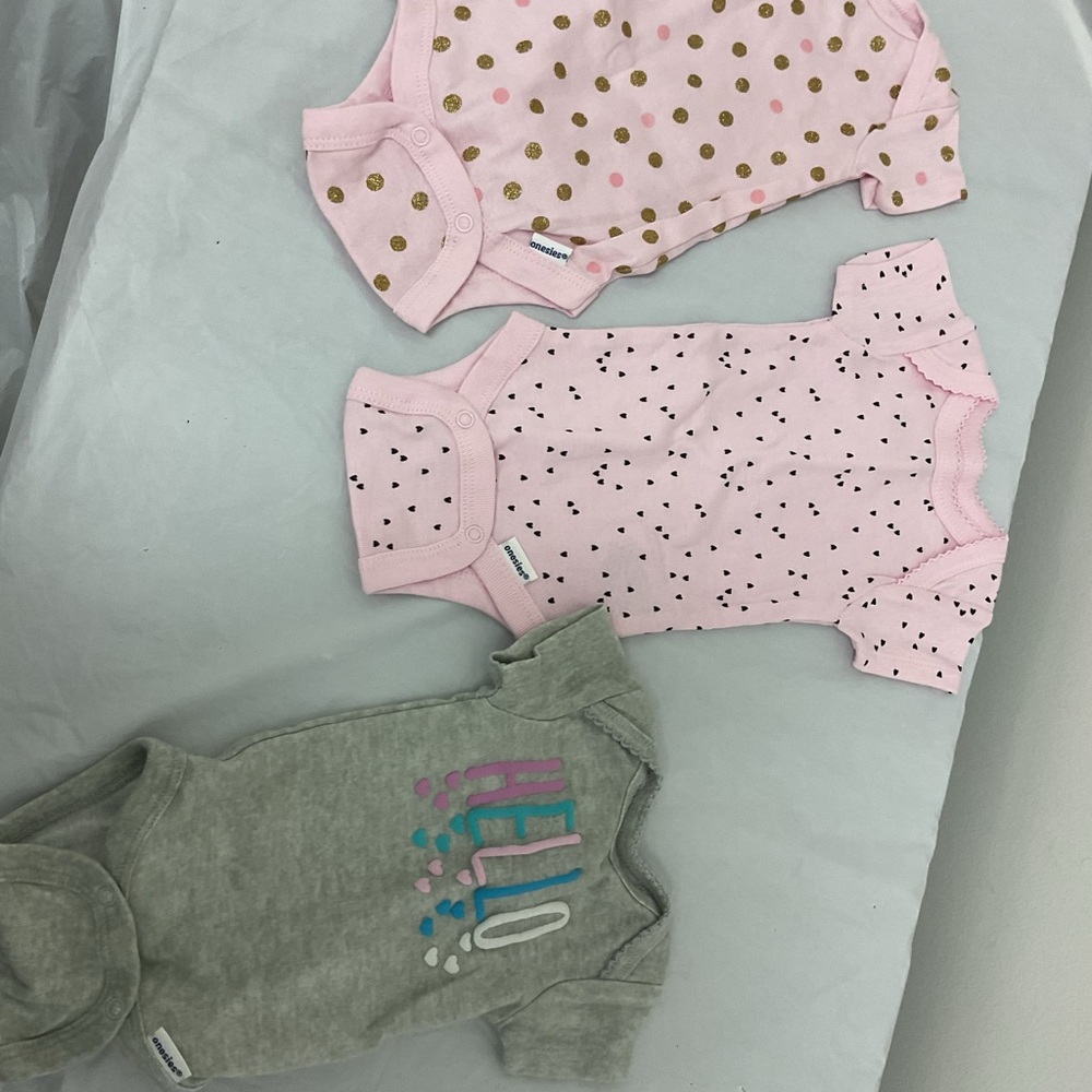 Gerber newborn onsies